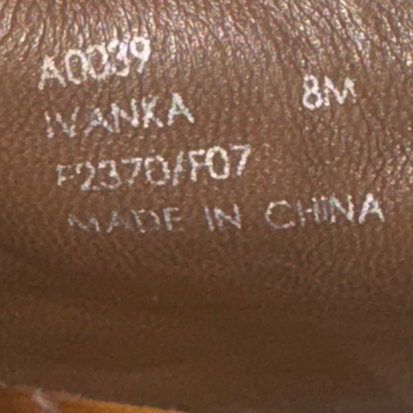 Coach Ivanka Women's Beige Fur Trim Wedge Mules - Size 8M - Picture 9 of 11